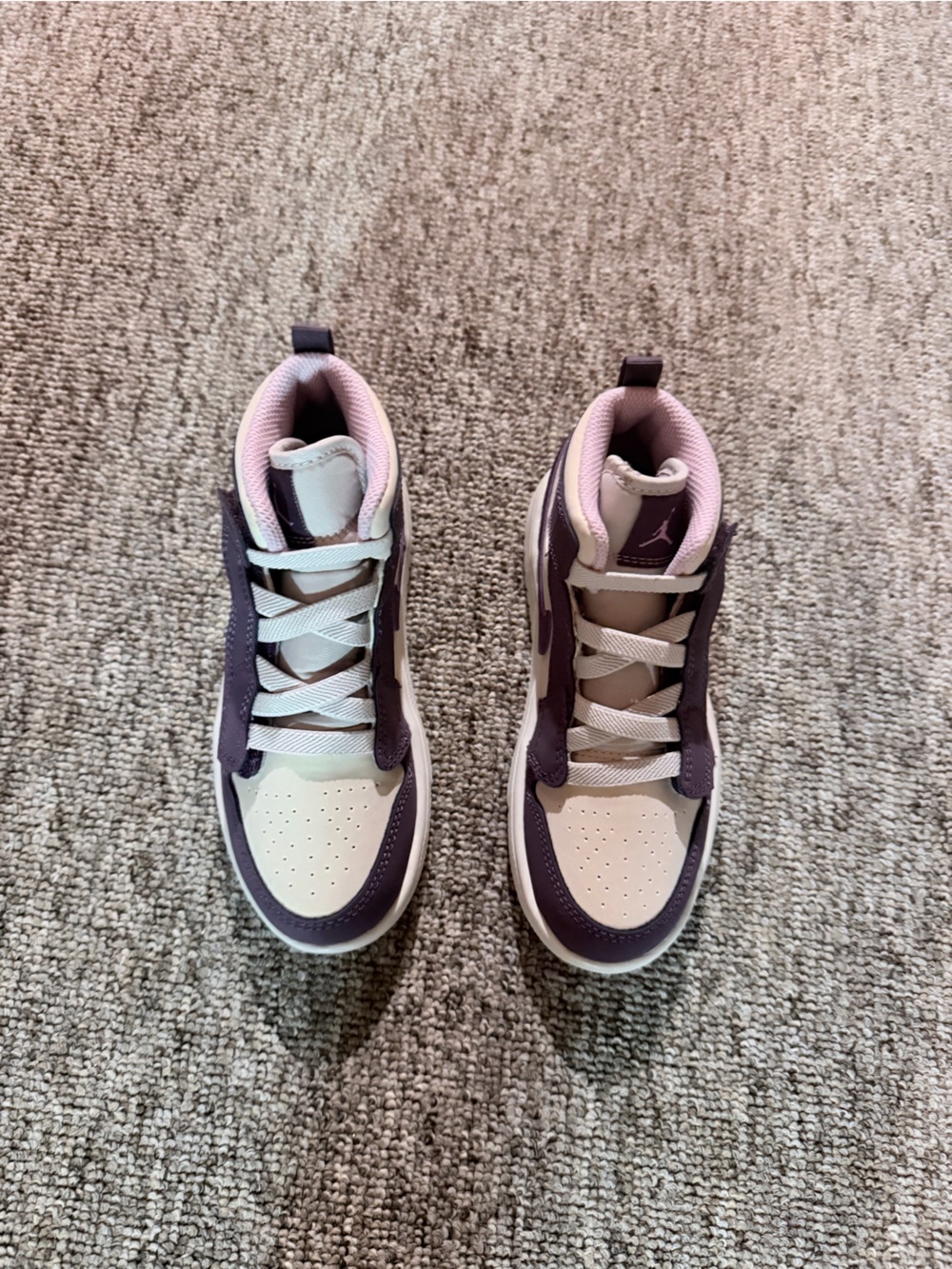 Brand NEW Jordan Kids High-Top Sneakers in Purple and Pink